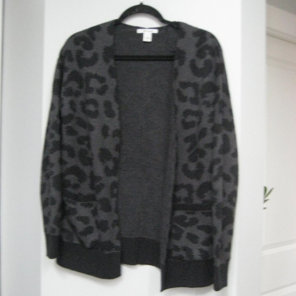 Ripzone animal print cardigan